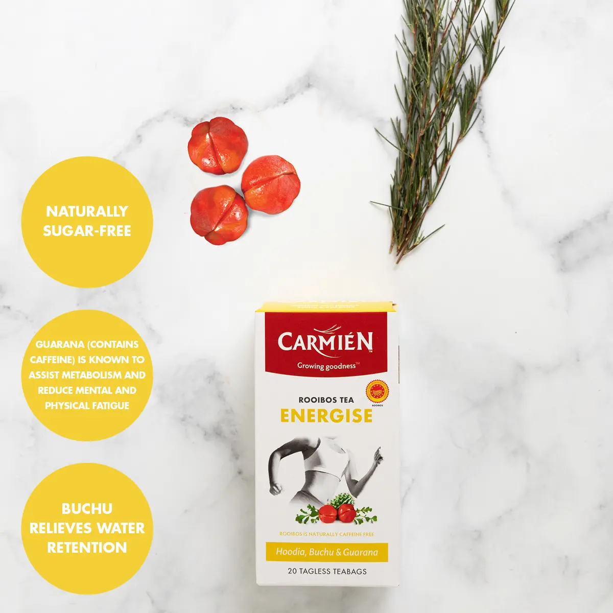 Energise with Guarana (20 Teabags) - Image 7