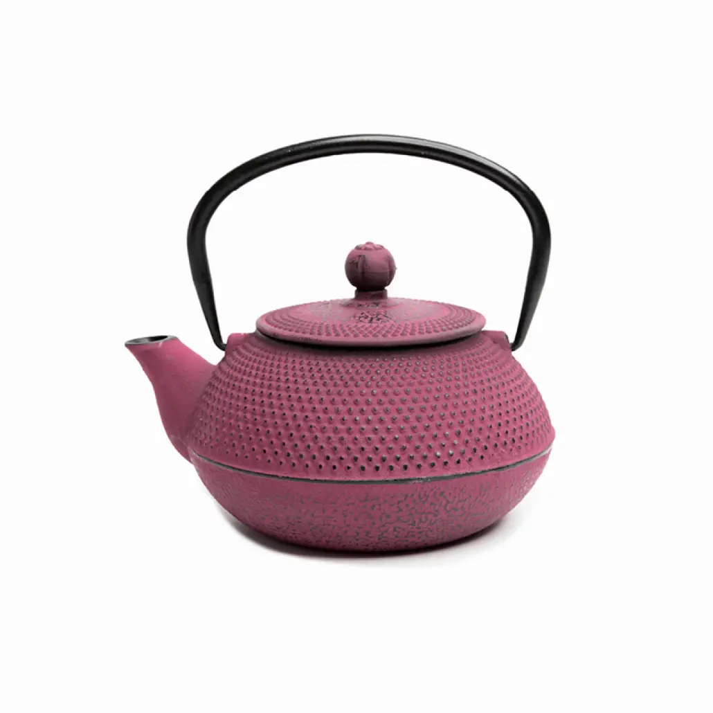 Cast Iron Teapot - Pink (800ml)