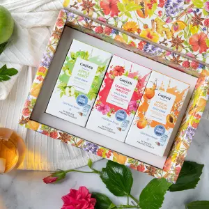 Cold Brew Gift Box: Apple Mint, Cranberry Hibiscus, Apricot Blossom (3 x 20  Teabags)