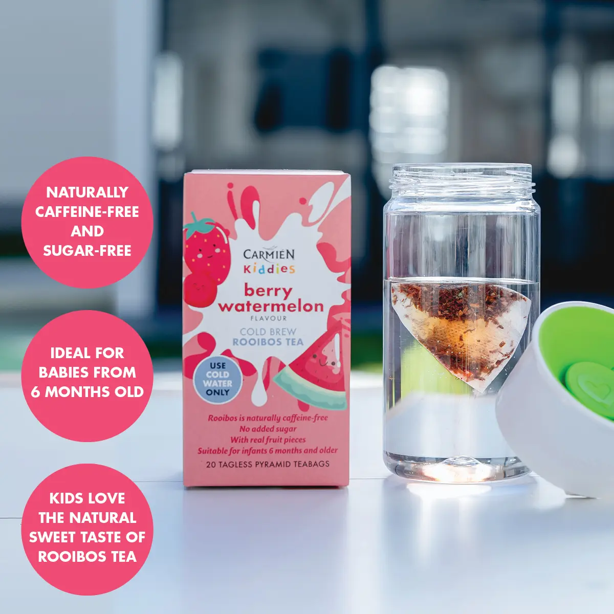 Berry Watermelon Kiddies Cold Brew Tea Multi-Pack (6 x 20 Teabags) - Image 7