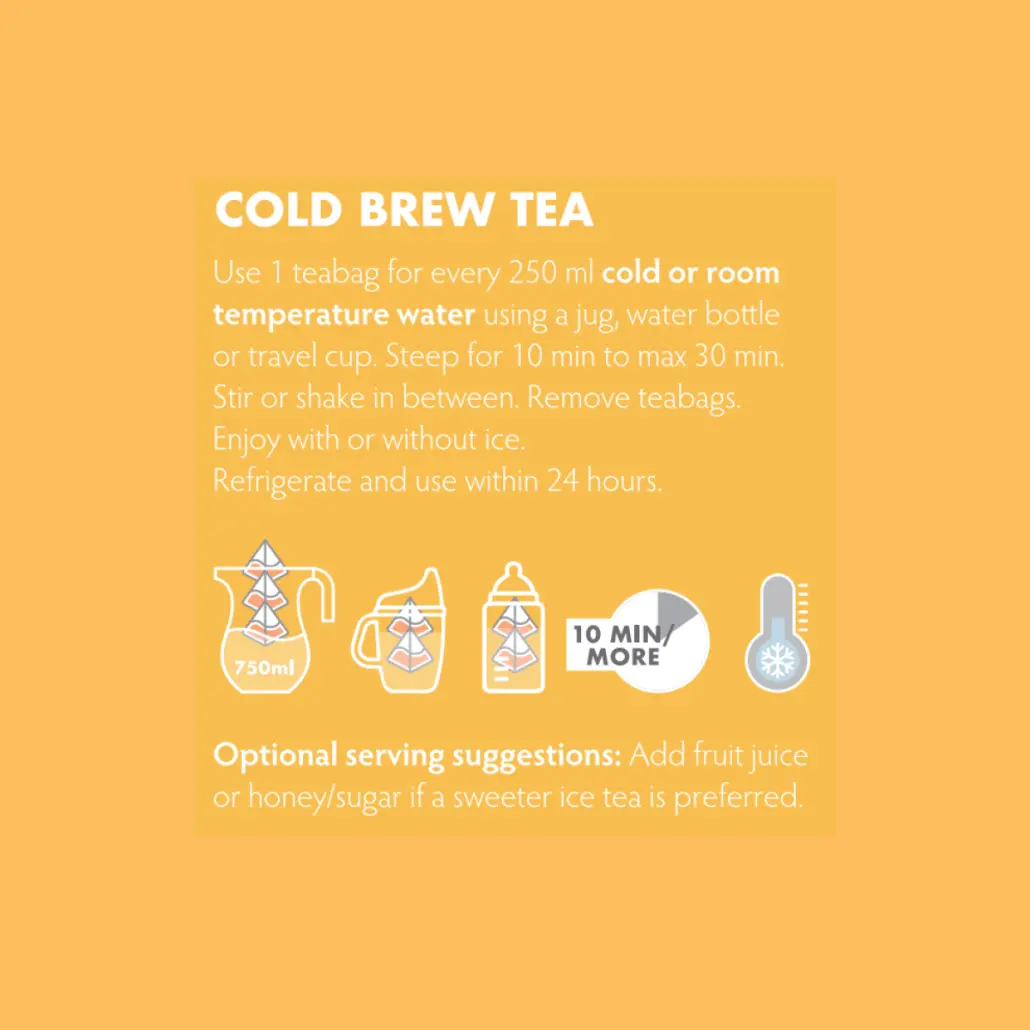 Peachy Peach Kiddies Cold Brew Tea (20 Teabags) - Image 6