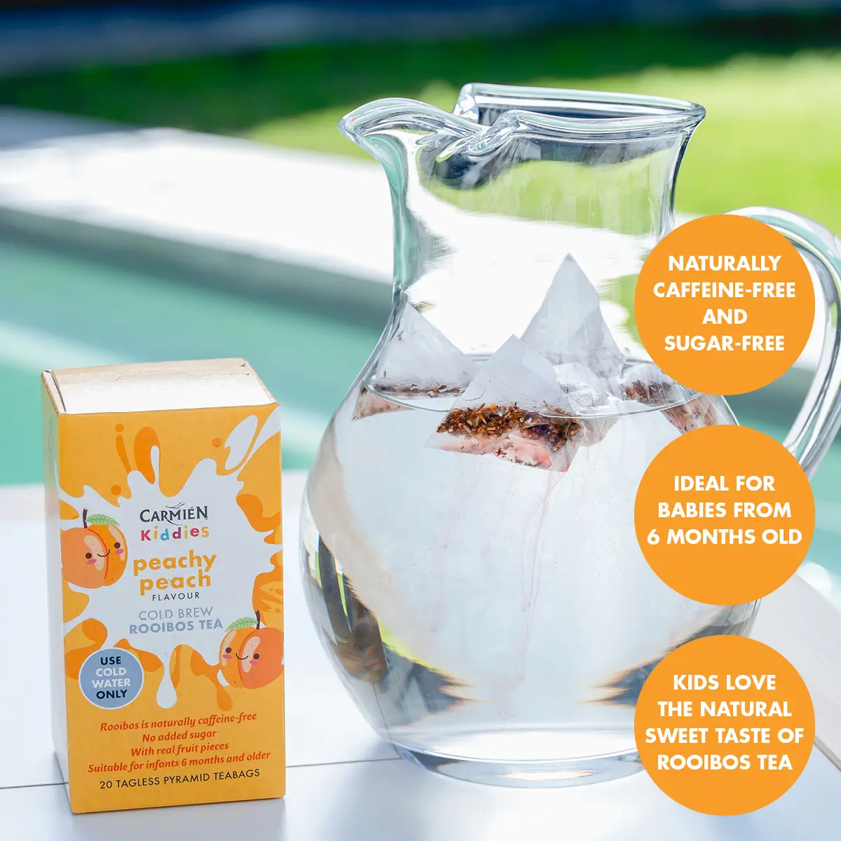 Peachy Peach Kiddies Cold Brew Tea Multi-Pack (6 x 20 Teabags) - Image 6