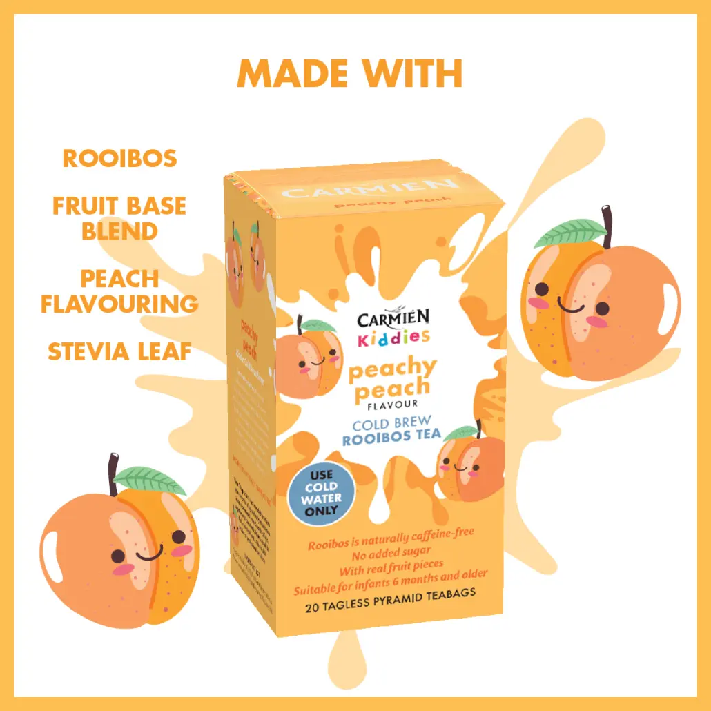 Peachy Peach Kiddies Cold Brew Tea (20 Teabags) - Image 10