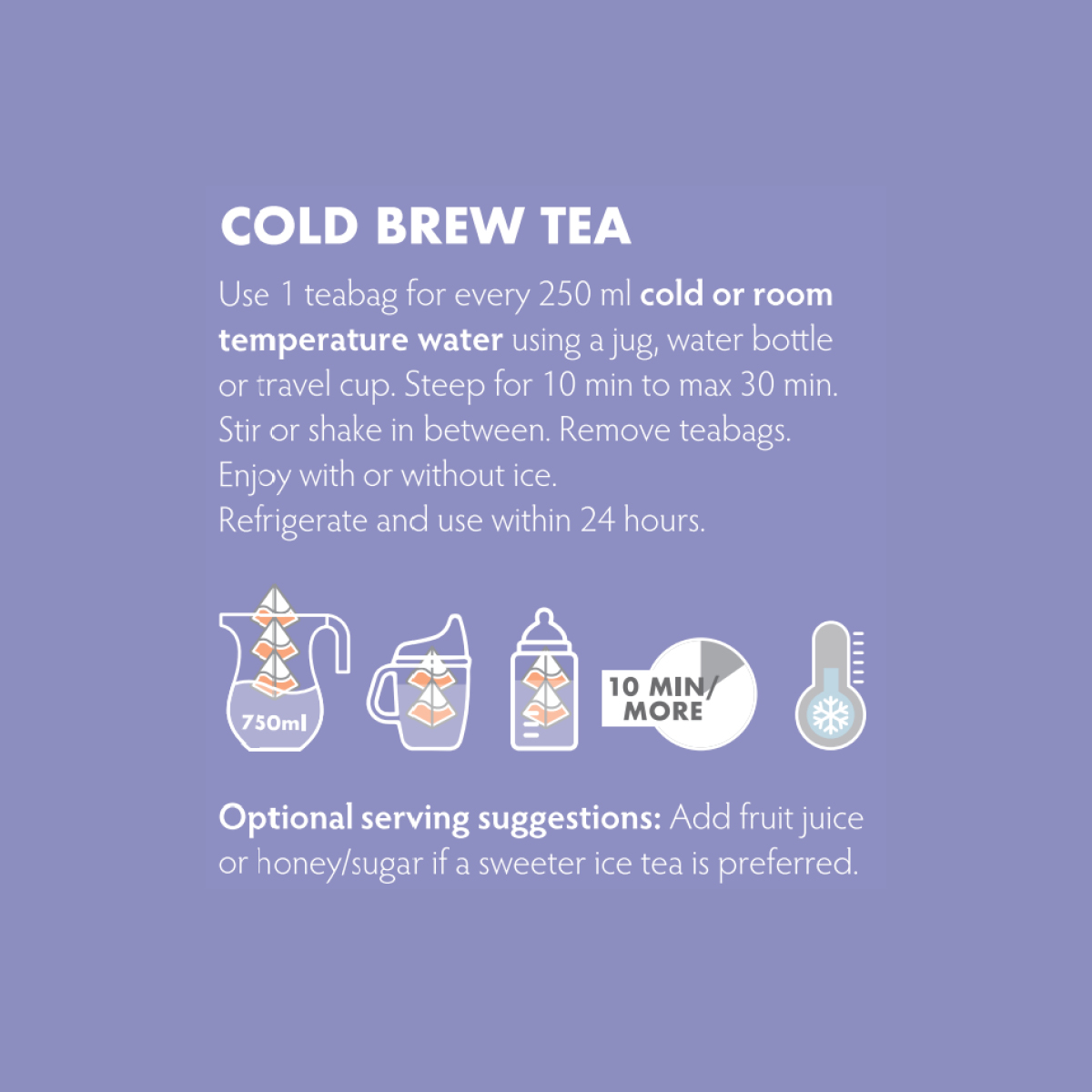 Apple Blueberry Kiddies Cold Brew Tea (20 Teabags) - Image 6