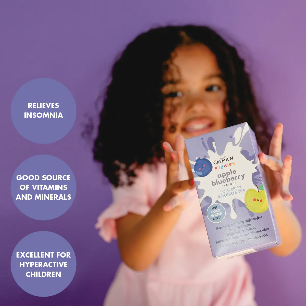 Apple Blueberry Kiddies Cold Brew Tea Multi-Pack (6 x 20 Teabags) - Image 7