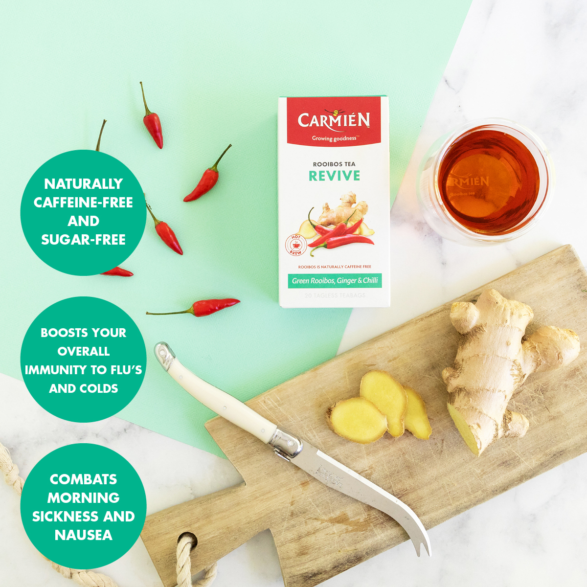 Revive with Ginger and Chilli (20 Teabags) - Image 8