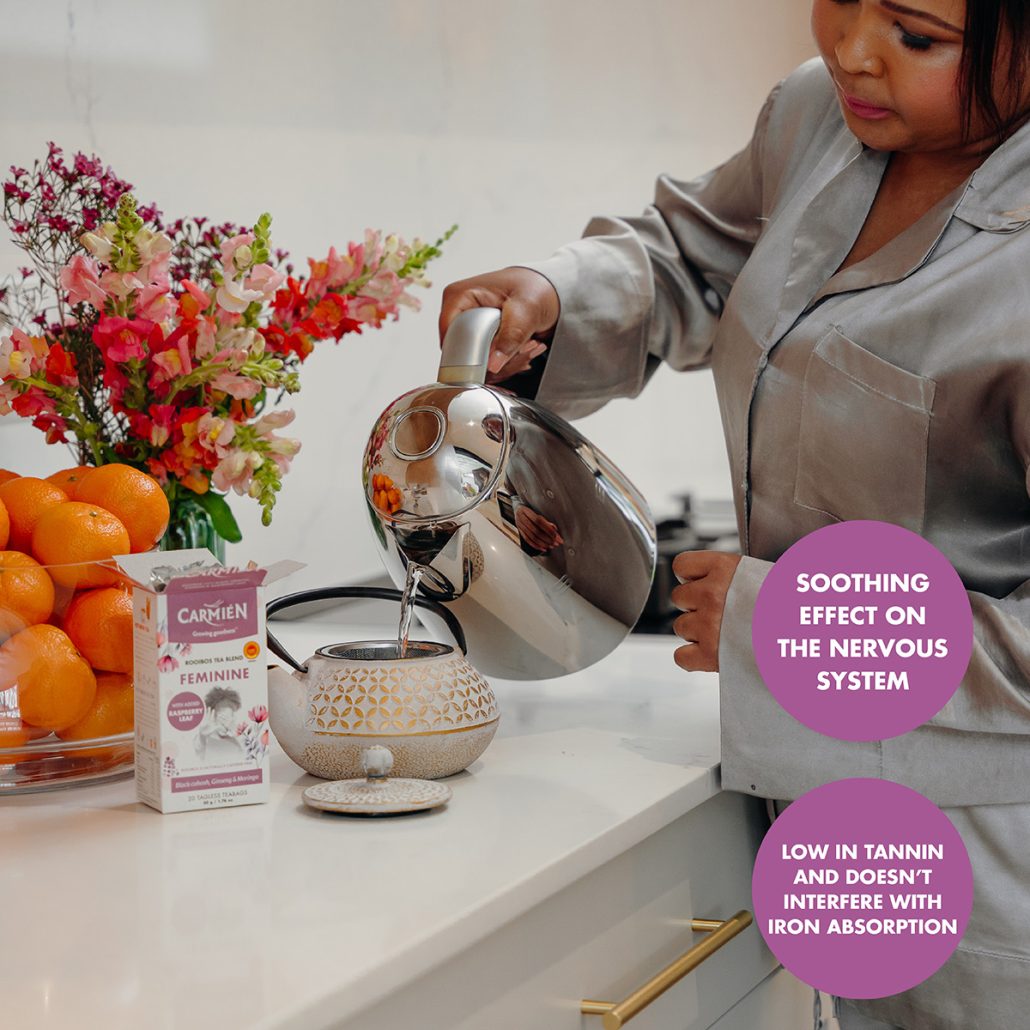 Carmién Feminine with Raspberry Leaf (20 Teabags) - Image 6