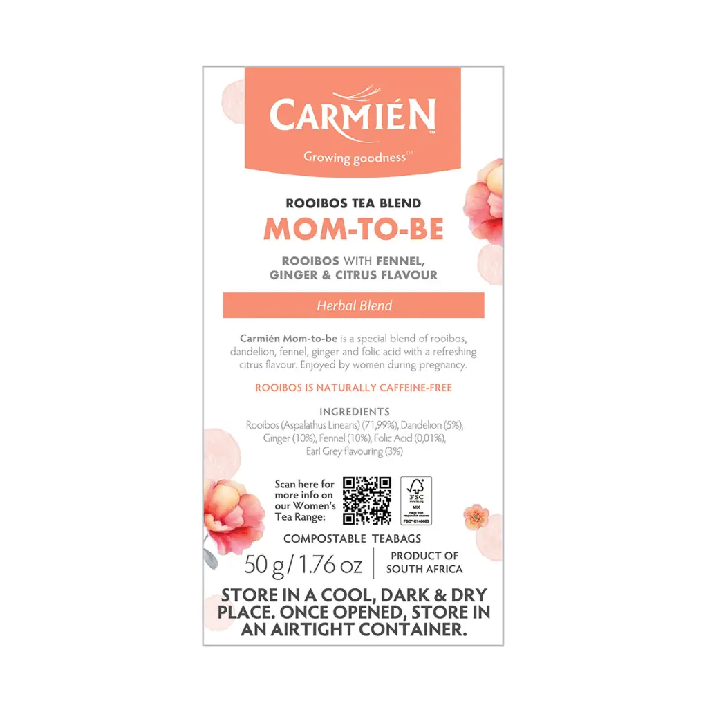 Carmién Mom-To-Be with Folic Acid (20 Teabags) - Image 2
