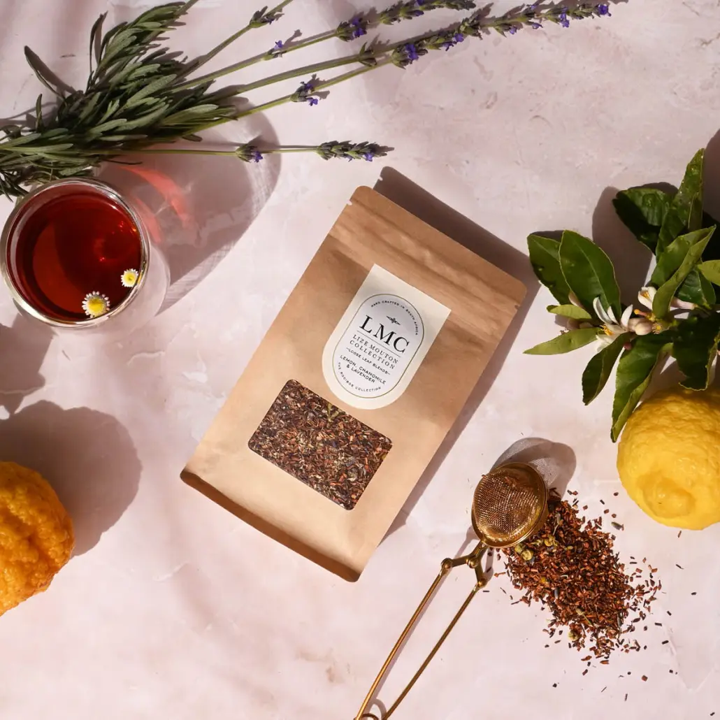 LMC Lemon, Chamomile and Lavender Loose Leaf Tea (100g) - Image 2