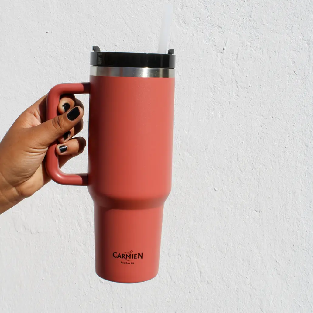 Carmién Quencher Travel Flask - Red (1000ml) - Image 4