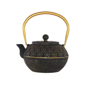 Cast Iron Teapot - Black Gold (1000ml)