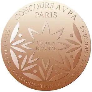 Agency for Valorization of Agricultural Products (AVPA) Awards Bronze