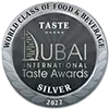 Dubai International Taste Awards Silver Medalist